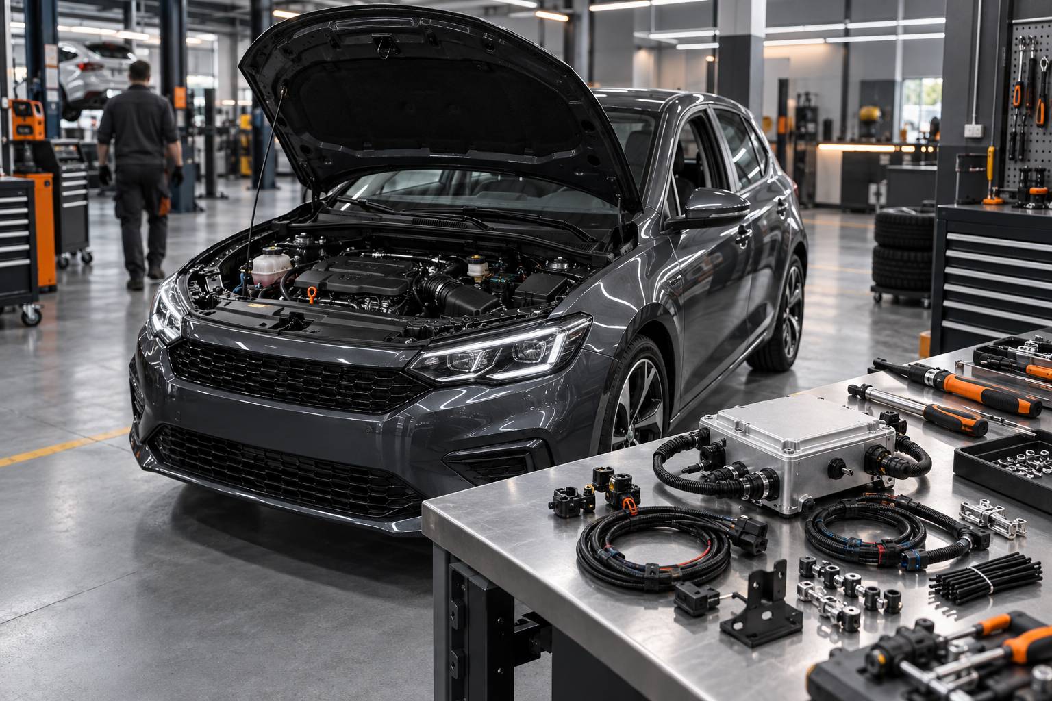 Illustration éditoriale du sujet : Installer un boîtier E85 soi-même : ce qui est autorisé